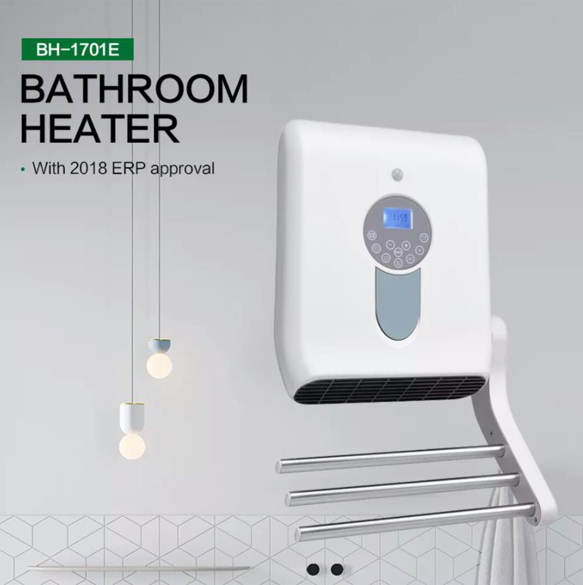 Bathroom Fan Heaters SEEMAXCooling fan, Air cooler, Warm heater, AC